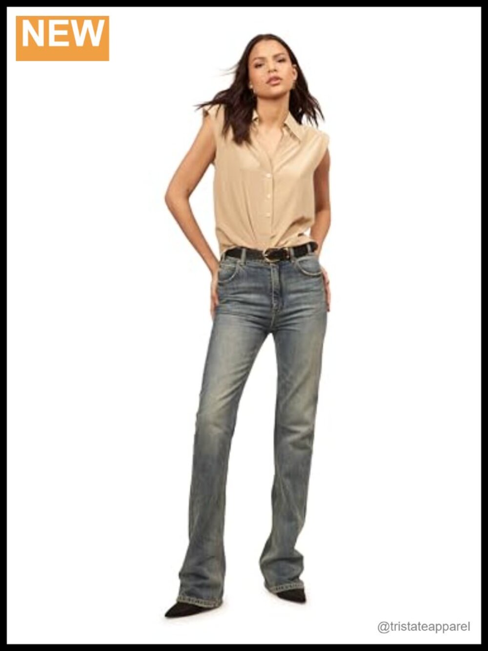 100% Silk Sleeveless Button Down Tank Top Women's